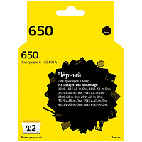 Картридж струйный T2 650 IC-HCZ101A для HP черный совместимый фото Картридж струйный T2 650 IC-HCZ101A для HP черный совместимый