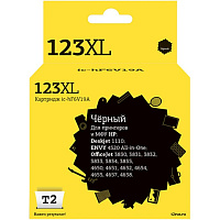 Картридж струйный T2 123XL IC-HF6V19A для HP черный совместимый фото Картридж струйный T2 123XL IC-HF6V19A для HP черный совместимый