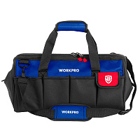 Сумка для инструмента Workpro 46х21.5х26 см (WP281005) фото Сумка для инструмента Workpro 46х21.5х26 см (WP281005)