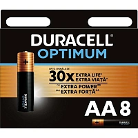 Батарейка Duracell 5014069 АА алкалиновые 1,5v 8 шт./бл. LR6-8BL Optimum