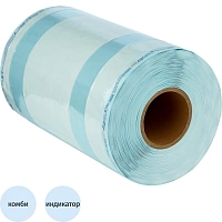 Рулон для стерилизации комбинированный EuroType для паровой/газовой стерилизации 300 мм x 80 мм x 100 м