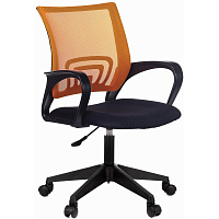 Кресло офисное Easy Chair 396 LT оранжевое/черное (сетка/ткань, пластик) фото Кресло офисное Easy Chair 396 LT оранжевое/черное (сетка/ткань, пластик)