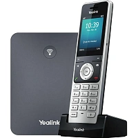 Радиотелефон DECT Yealink W76P (база W70B+трубка W56H) до 10 SIP-аккаунтов фото Радиотелефон DECT Yealink W76P (база W70B+трубка W56H) до 10 SIP-аккаунтов