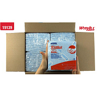Материал протирочный нетканый WypAll X80 Plus синий 30л/уп 19139 (KFC) фото Материал протирочный нетканый WypAll X80 Plus синий 30л/уп 19139 (KFC)