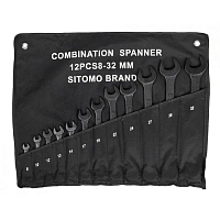 Набор ключей комбиниров.  12шт. (8-32) Sitomo