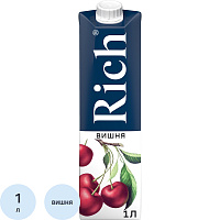 Сок Rich вишневый 1 л фото Сок Rich вишневый 1 л