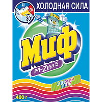 Порошок стиральный автомат Миф Свежий цвет 400 г фото Порошок стиральный автомат Миф Свежий цвет 400 г