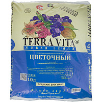 Грунт цветочный Terra Vita Живая Земля 10 л фото Грунт цветочный Terra Vita Живая Земля 10 л