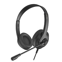 Гарнитура проводная A4Tech Fstyler FH100I Stone Black фото Гарнитура проводная A4Tech Fstyler FH100I Stone Black