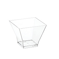 Креманка одноразовая 120 мл, пластиковая, "Пагода", прозрачная, ВЗЛП, 5032П