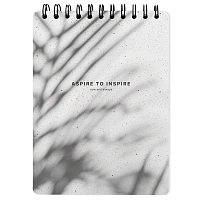 Блокнот Be Smart Sence Тень А5 50 листов серый в клетку на спирали (156х207 мм)