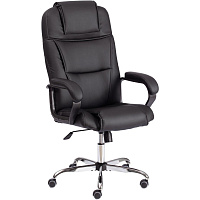 Кресло для руководителя Easy Chair Priority черное (искусственная кожа, металл) фото Кресло для руководителя Easy Chair Priority черное (искусственная кожа, металл)