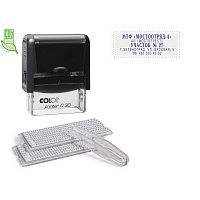 Штамп самонаборный Colop Printer С30-Set пластиковый 5 строк 18х47 мм фото Штамп самонаборный Colop Printer С30-Set пластиковый 5 строк 18х47 мм
