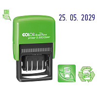 Датер автоматический цифровой Colop S 220 Bank Green Line (шрифт 4 мм, оттиск 4x25 мм) фото Датер автоматический цифровой Colop S 220 Bank Green Line (шрифт 4 мм, оттиск 4x25 мм)