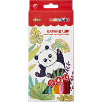 Карандаши акварельные №1 School ColorPics шестигранные 24 цвета в наборе фото Карандаши акварельные №1 School ColorPics шестигранные 24 цвета в наборе