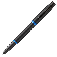 Ручка перьевая Parker IM Professionals Marine Blue BT цвет чернил синий, цвет корпуса черный (артикул производителя 2172859) фото Ручка перьевая Parker IM Professionals Marine Blue BT цвет чернил синий, цвет корпуса черный (артикул производителя 2172859)
