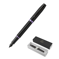 Ручка перьевая Parker IM Professionals Amethyst Purple BT цвет чернил синий, цвет корпуса черный (артикул производителя 2172948) фото Ручка перьевая Parker IM Professionals Amethyst Purple BT цвет чернил синий, цвет корпуса черный (артикул производителя 2172948)