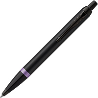 Ручка шариковая Parker IM Professionals Amethyst Purple BT цвет чернил синий, цвет корпуса черный (артикул производителя 2172951) фото Ручка шариковая Parker IM Professionals Amethyst Purple BT цвет чернил синий, цвет корпуса черный (артикул производителя 2172951)