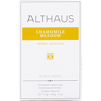 Чай травяной Althaus Chamomile Meadow 20 пакетиков фото Чай травяной Althaus Chamomile Meadow 20 пакетиков