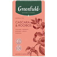 Чайный напиток ройбуш Greenfield Natural Tisane Cascara & Rooibos 20 пирамидок фото Чайный напиток ройбуш Greenfield Natural Tisane Cascara & Rooibos 20 пирамидок