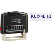 Штамп стандартный Получено Attache 36x5 мм фото Штамп стандартный Получено Attache 36x5 мм