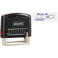 Штамп стандартный Вход. №__20_г Attache 35x11 мм фото Штамп стандартный Вход. №__20_г Attache 35x11 мм