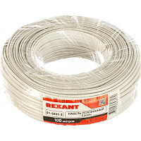 Кабель телефонный Rexant ШТЛП-2 100 метров (01-5001-3) фото Кабель телефонный Rexant ШТЛП-2 100 метров (01-5001-3)