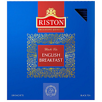 Чай черный Riston English Breakfast 100 пакетиков фото Чай черный Riston English Breakfast 100 пакетиков