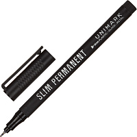Маркер перманентный Bruno Visconti Unimark Slim 22-0028 черный (толщина линии 0.4 мм) игольчатый наконечник фото Маркер перманентный Bruno Visconti Unimark Slim 22-0028 черный (толщина линии 0.4 мм) игольчатый наконечник