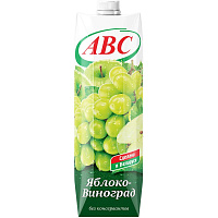 Нектар АВС яблочно-виноградный 1 л фото Нектар АВС яблочно-виноградный 1 л