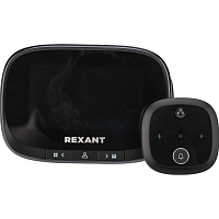 Видеоглазок Rexant 45-1115 черный фото Видеоглазок Rexant 45-1115 черный