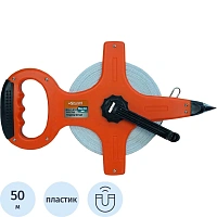 Рулетка 50 м геодез. ФИБЕРГЛАСС, ШТЫК ДЛЯ ФИКСАЦИИ, Sturm! 2010-07-GP-50