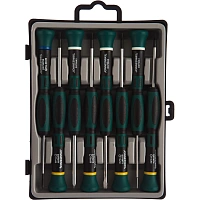 Набор отвёрток для точных работ Jonnesway TORX (8 штук, D3750T18S)