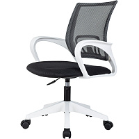 Кресло офисное Easy Chair 396W LT черное (сетка/ткань, пластик) фото Кресло офисное Easy Chair 396W LT черное (сетка/ткань, пластик)