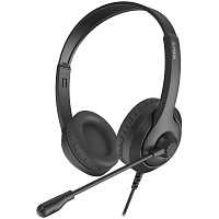 Гарнитура проводная A4Tech Fstyler FH100 (FH100 (STONE BLACK)) фото Гарнитура проводная A4Tech Fstyler FH100 (FH100 (STONE BLACK))