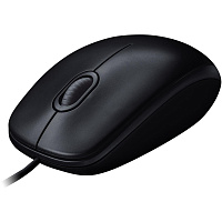 Мышь проводная Logitech M100R черная (910-006765) фото Мышь проводная Logitech M100R черная (910-006765)