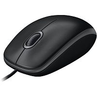 Мышь проводная Logitech B100 черная (910-006605) фото Мышь проводная Logitech B100 черная (910-006605)