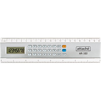 Калькулятор настольный Attache AR-300 8-разрядный серый 208x53x13 мм фото Калькулятор настольный Attache AR-300 8-разрядный серый 208x53x13 мм