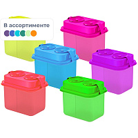 Емкость для воды стакан-непроливайка Гамма с крышкой двойная 346431 фото Емкость для воды стакан-непроливайка Гамма с крышкой двойная 346431