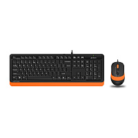 Набор клавиатура+мышь A4Tech Fstyler F1010 кл:черн/оранж м:черн/оранж USB фото Набор клавиатура+мышь A4Tech Fstyler F1010 кл:черн/оранж м:черн/оранж USB