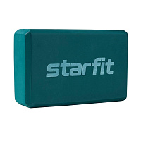 Блок для йоги Starfit YB-200 22.5х8х15 см изумрудный фото Блок для йоги Starfit YB-200 22.5х8х15 см изумрудный
