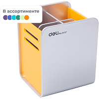 Подставка-органайзер для канцелярских принадлежностей Deli 4 отделения 11x9x7.9 см фото Подставка-органайзер для канцелярских принадлежностей Deli 4 отделения 11x9x7.9 см