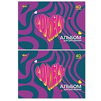 Альбом для рисования №1 School Lovely А4 40 листов (2 штуки в упаковке)