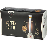 Кофе растворимый порционный Teatone Coffee Gold (100 стиков по 1.8 г) фото Кофе растворимый порционный Teatone Coffee Gold (100 стиков по 1.8 г)