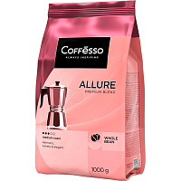 Кофе в зернах Coffesso Allure 1 кг (пакет) фото Кофе в зернах Coffesso Allure 1 кг (пакет)