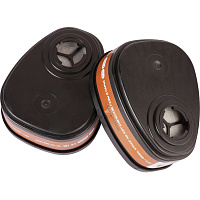 Фильтр противогазовый Jeta Safety 6550 А2 с угольным слоем (2 штуки в упаковке) фото Фильтр противогазовый Jeta Safety 6550 А2 с угольным слоем (2 штуки в упаковке)