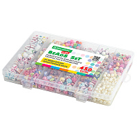 Набор для создания бижутерии и украшений BEADS SET, 450 элементов, 24 вида, BRAUBERG KIDS, 664695 фото Набор для создания бижутерии и украшений BEADS SET, 450 элементов, 24 вида, BRAUBERG KIDS, 664695