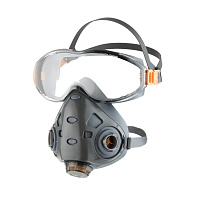 Полумаска Jeta Safety Air Optics 9500 размер L с очками фото Полумаска Jeta Safety Air Optics 9500 размер L с очками
