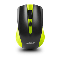 Мышь беспроводная Smartbuy One 352 зеленая (SBM-352AG-GK) фото Мышь беспроводная Smartbuy One 352 зеленая (SBM-352AG-GK)