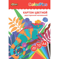 Картон цветной Комус Класс (№1 School) ColorPics (А4, 20 листов, 10 цветов, мелованный) фото Картон цветной Комус Класс (№1 School) ColorPics (А4, 20 листов, 10 цветов, мелованный)